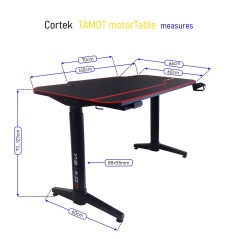 TAVOLO GAMING CORTEK MOTORIZZATO