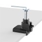 STAFFA MONITOR DA TAVOLO ALLUMINIO 17-57 MOLLA A GAS FINO A 22KG