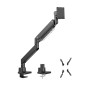 STAFFA MONITOR DA TAVOLO ALLUMINIO 17-57 MOLLA A GAS FINO A 22KG