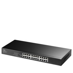 SWITCH GESTITO DELLA LUCE CON MONTAGGIO SU RACK GIGABIT A 24 PORTE