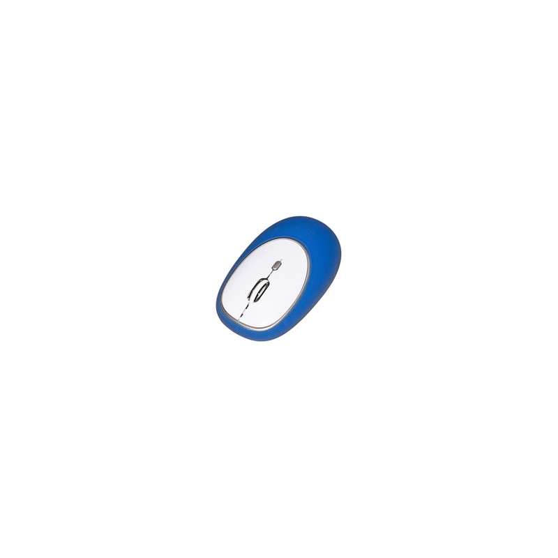 MOUSE GOMMATO WIRELESS COLORE BLU