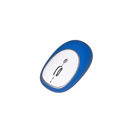 MOUSE GOMMATO WIRELESS COLORE BLU
