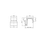 INSERTO VUOTO KEYSTONE, 10 PEZZI, COLORE BIANCO