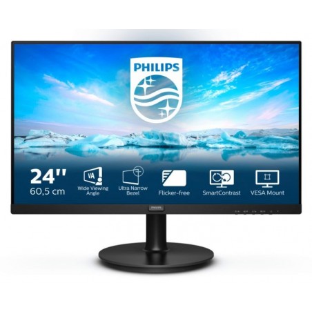 MONITOR 23,6VA VGA HDMI 4MS PHILIPS 241V8L/00 16:9 3000:1