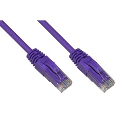CAVO RETE CATEGORIA 6A NON SCHERMATO UTP AWG24 COLORE VIOLA HALOGENFREE MT 2