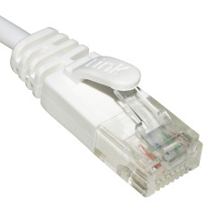 CAVO RETE CATEGORIA 6 NON SCHERMATO UTP COLORE BIANCO HALOGENFREE MT 3 SLIM
