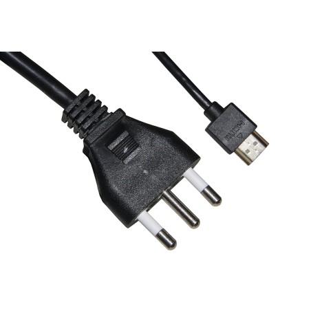 MULTIPRESA A SCOMPARSA CON 2 PORTE ALIMENTAZIONE ITA/SCHUKO, 2 PORTE USB + 1 RJ45 + 1 RJ11 + 1 HDMI® FEMMINA