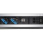 MULTIPRESA A SCOMPARSA CON 2 PORTE ALIMENTAZIONE ITA/SCHUKO, 2 PORTE USB + 1 RJ45 + 1 RJ11 + 1 HDMI® FEMMINA