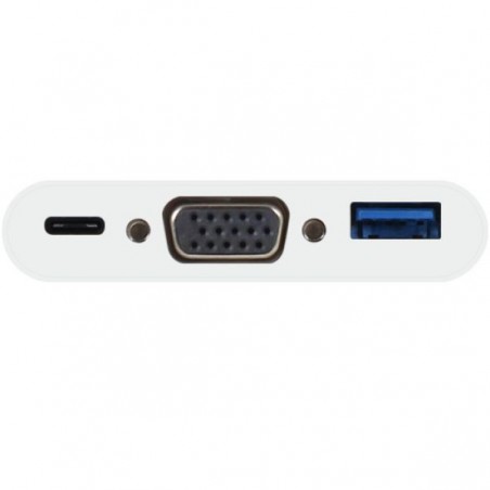 ADATTATORE MULTIPORT USB-C A VGA TYPE C MACALLY