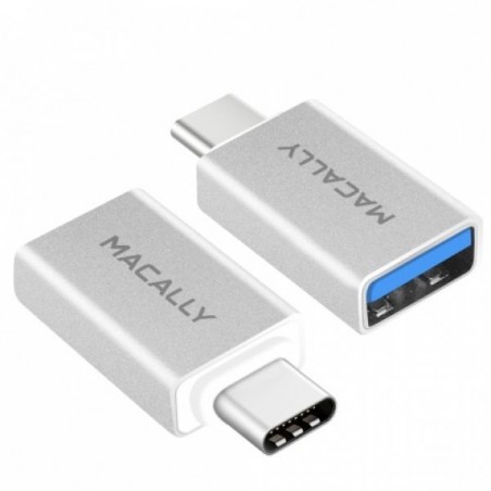 ADATTATORE USB-C 3.1 A USB-A MACALL USB-A FEMMINA (MJ1M2M) 2PACK TYPE C