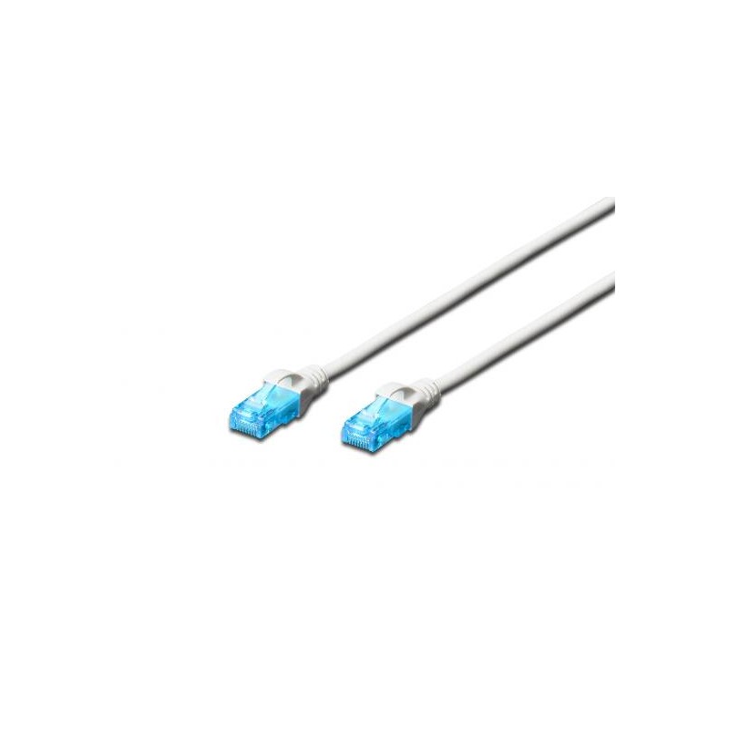 CAVO RETE UTP CAT- 5E NON SCHERMATO - LUNGHEZZA MT. 1 - COLORE BIANCO