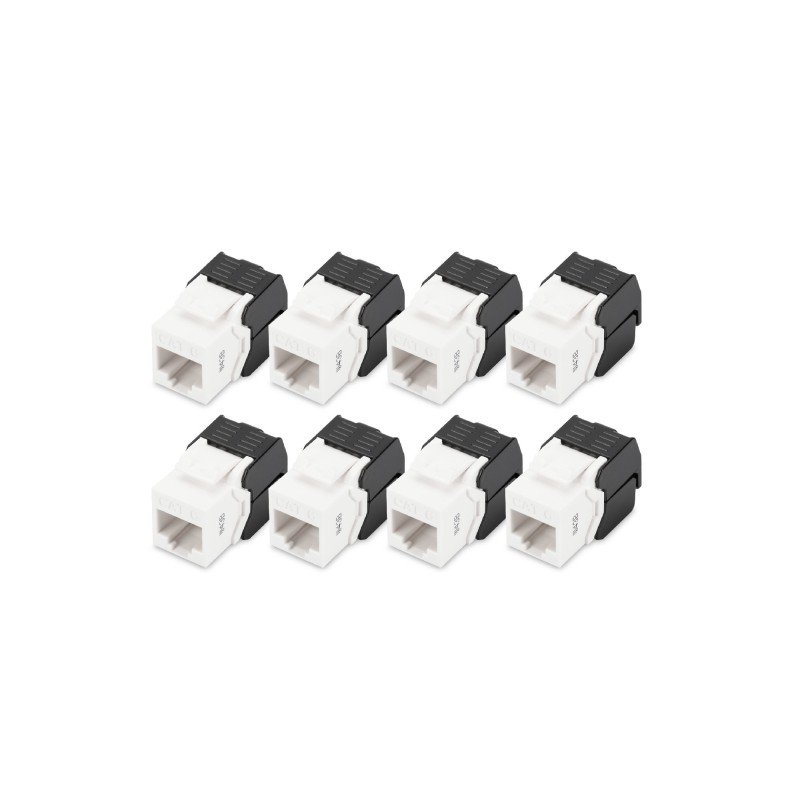 MODULO CAT 6 KEYSTONE, NON SCHERMATO - 8 PEZZI