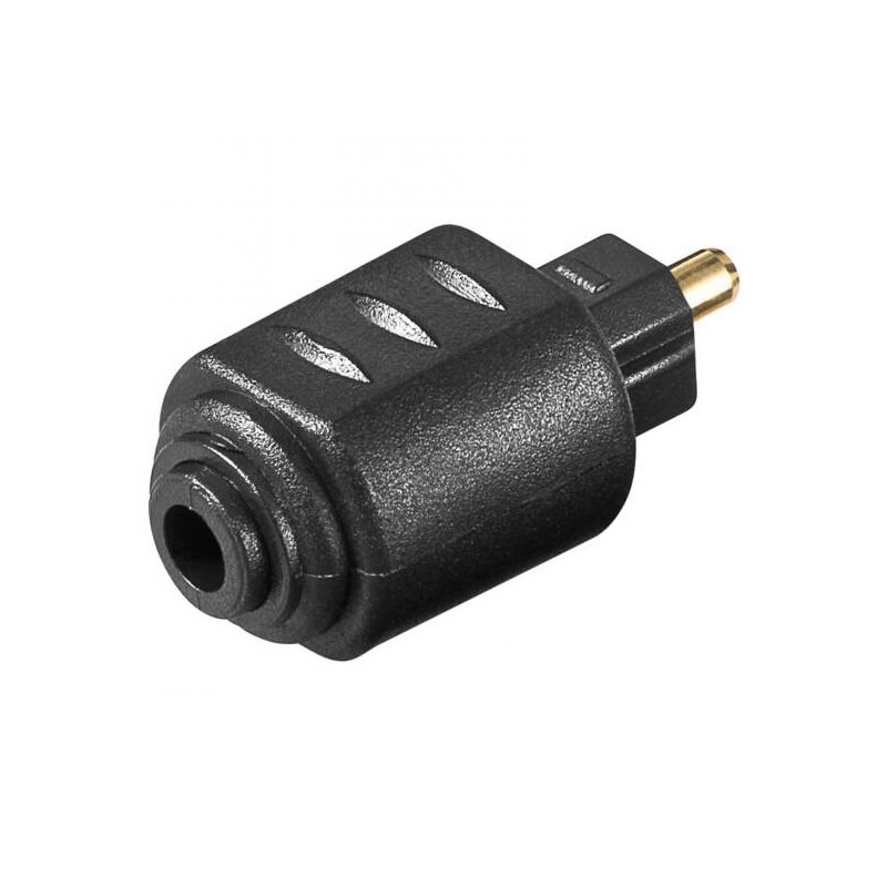 ADATTATORE AUDIO TOSLINK MASCHIO - MINI TOSLINK 3,5MM FEMMINA