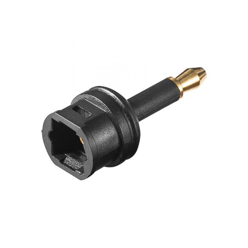 ADATTATORE AUDIO TOSLINK FEMMINA - 3,5MM MINI JACK MASCHIO