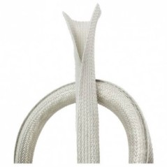 GUAINA AVVOLGICAVI CHIUSURA VELCRO DIAMETRO 32MM MT 1,80 BIANCA