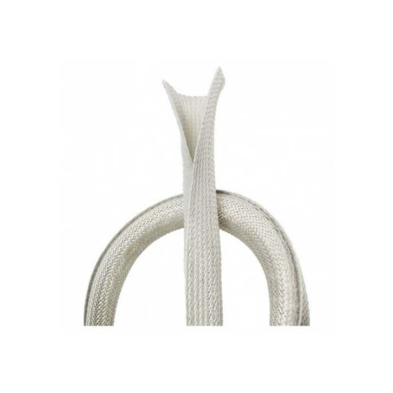 GUAINA AVVOLGICAVI CHIUSURA VELCRO DIAMETRO 32MM MT 1,80 BIANCA