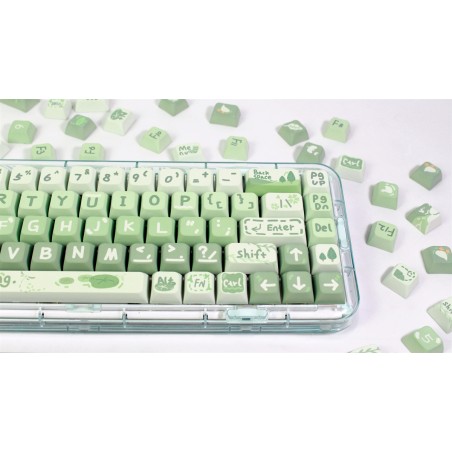 SET DI 133 TASTI KEYCAPS SPRING OUTING 5 SIDED PBT XDA