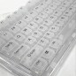 SET DI 132 TASTI KEYCAPS TRANSPARENT WHITE ABS MDA