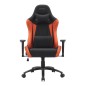 POLTRONA CORTEK PHANTOM NERO/ARANCIONE