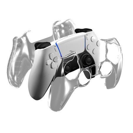 CUSTODIA DI PROTEZIONE COMPATIBILE PER CONTROLLER PS5 TRASPARENTE ANTIGRAFFI