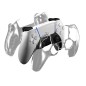 CUSTODIA DI PROTEZIONE COMPATIBILE PER CONTROLLER PS5 TRASPARENTE ANTIGRAFFI