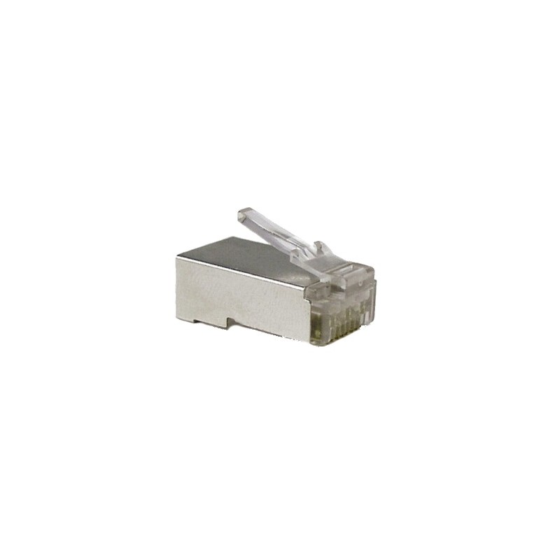 CONNETTORI ALANTIK RJ45 CAT5 FTP METALLO DORATO 10 PEZZI