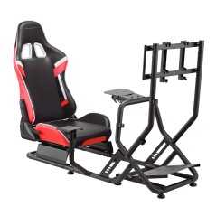 POLTRONA/SIMULATORE GUIDA CORTEK SERIE 6 ROSSO-NERO