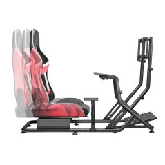 POLTRONA/SIMULATORE GUIDA CORTEK SERIE 6 ROSSO-NERO