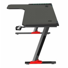 TAVOLO CORTEK GAMING L-SHAPE RGB 160CM BLACK/RED