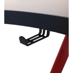 TAVOLO CORTEK GAMING L-SHAPE RGB 160CM BLACK/RED