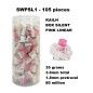 SET 105 SOTTOTASTI SWITCH KAILH BOX SILENT PINK LINEAR