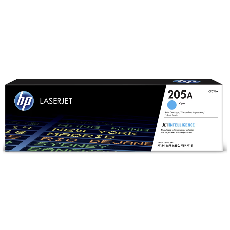 HP 205A ORIGINAL CYAN LASERJET TONER CARTRIDGE - CF531A