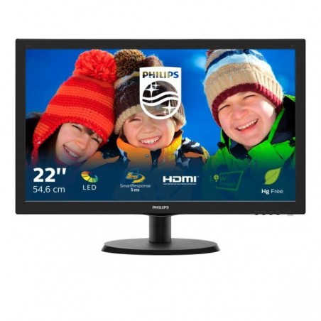 MONITOR 21,5W-LED VGA HDMI VESA PHILIPS 223V5LHSB 16:9 600:1 5MS