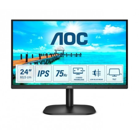 MONITOR 23,8IPS VGA HDMI DVI 4MS MM AOC 24B2XDA