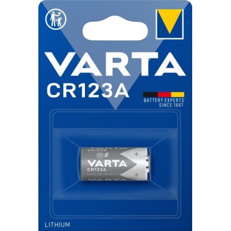 BATTERIA CR123 A LITIO 3V PROFESSIONAL VARTA