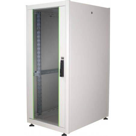 ARMADIO 26 UNITÀ 19" PER RETI E SERVER MISURE (A)1299 X (L)600 X (P)800 MM. COLORE GRIGIO CHIARO