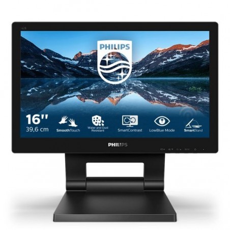 MONITOR TOUCH 15,6TN VGA HDMI DP 10TOC DVI IP54 USB3.1 SMOOTHTOUCH 16:9 MM