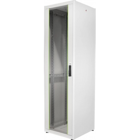 ARMADIO 42 UNITÀ 19" PER RETI MISURE (A)2010 X (L)600 X (P)600 MM. COLORE GRIGIO CHIARO
