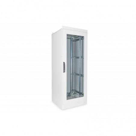 ARMADIO 42 UNITÀ 19 PER RETI MISURE (A)2100 X (L)800 X (P)800 MM. COLORE GRIGIO CHIARO DA ESTERNO IP55