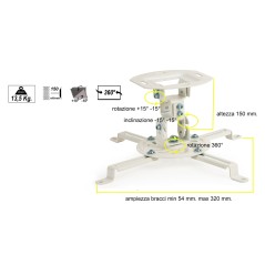 SUPPORTO DA SOFFITTO PER VIDEOPROIETTORE