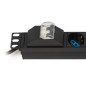 MULTIPRESA ALIMENTAZIONE PER RACK 19" CON 8 PRESE UNIVERSALI TRIPOLARI/SCHUKO MAGNETOTERMICA MULTIPRESA ALIMENTAZIONE PER RACK 19" CON 8 PRESE UNIVERSALI TRIPOLARI/SCHUKO MAGNETOTERMICA