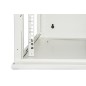 ARMADIO RACK 10" 6 UNITA' IN ACCIAIO COLORE GRIGIO CON FIANCHI APRIBILI