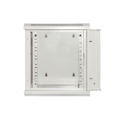 ARMADIO RACK 10" 6 UNITA' IN ACCIAIO COLORE GRIGIO CON FIANCHI APRIBILI