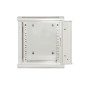 ARMADIO RACK 10" 6 UNITA' IN ACCIAIO COLORE GRIGIO CON FIANCHI APRIBILI
