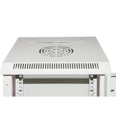 ARMADIO RACK 10" 6 UNITA' IN ACCIAIO COLORE GRIGIO CON FIANCHI APRIBILI