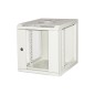 ARMADIO RACK 10" 6 UNITA' IN ACCIAIO COLORE GRIGIO CON FIANCHI APRIBILI