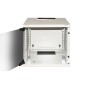 ARMADIO 6U 10" MM 300MX300 PORTA VETRO COLORE GRIGIO