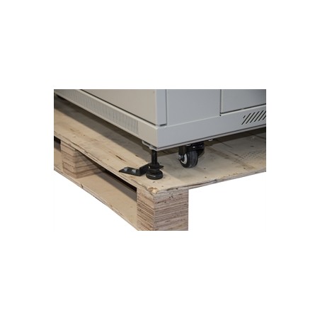 ARMADIO RACK 19" 42U (A)2055, (L)800, (P)1000 PORTA TRAFORATA COLORE GRIGIO CON GUIDACAVI LATERALE