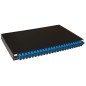 PANNELLO FIBRA OTTICA 19" CON 24 ADATTATORI SC DUPLEX SINGLEMODE PROFONDITA' 250 MM COLORE NERO