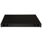 PANNELLO FIBRA OTTICA 19" CON 24 ADATTATORI SC SIMPLEX SINGLEMODE PROFONDITA' 250 MM CON PIGTAIL INSTALLATI COLORE NERO